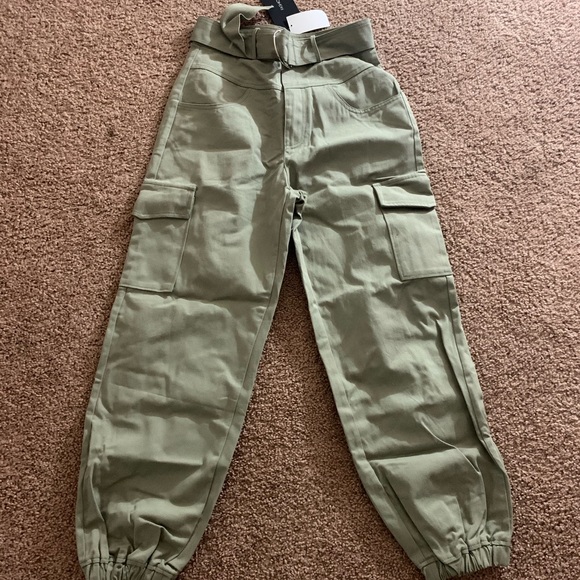 Fashion Nova Pants - Olive Cargo Pants